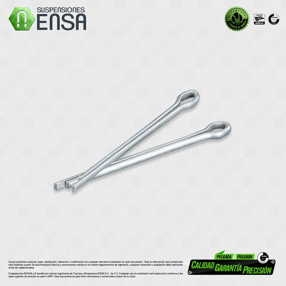 Chaveta De Hierro 5/32" X 2 1/2"