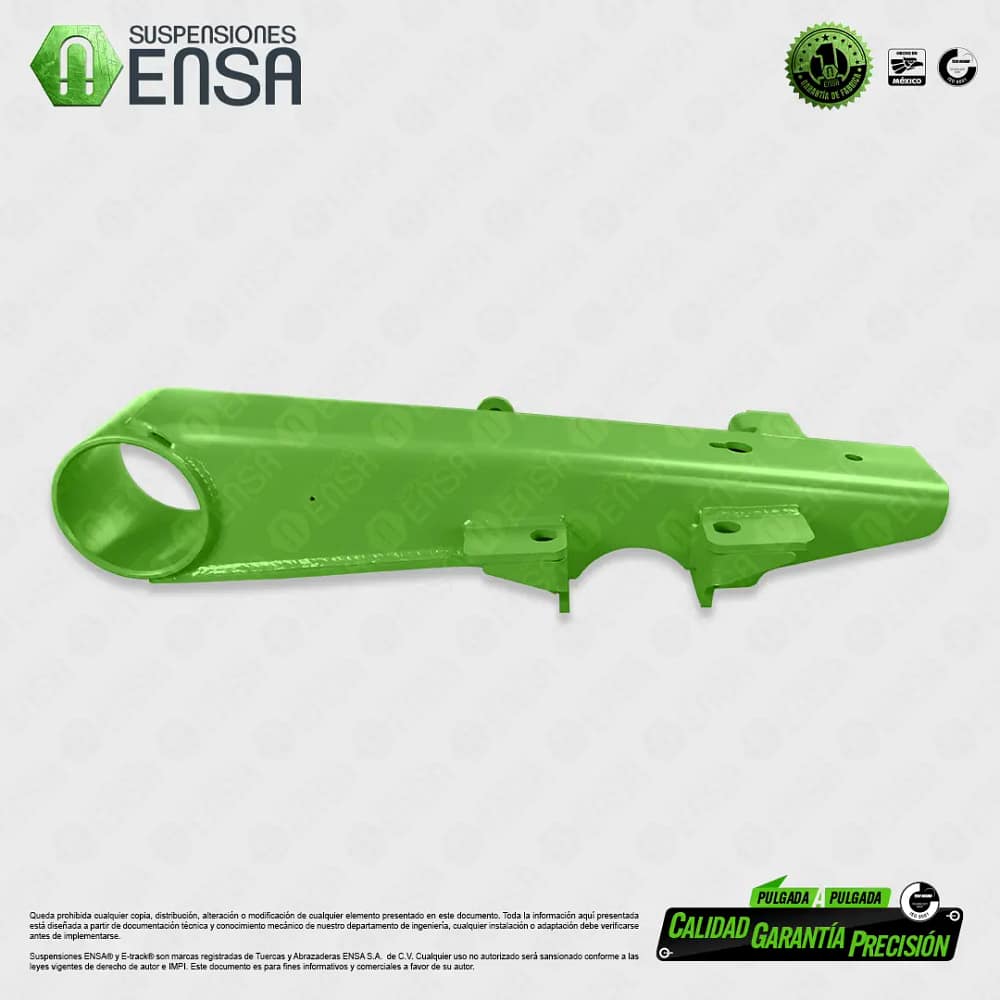 Viga de Suspensión de Aire Izquierda T/Hendrickson 19" 1/2" PL-5/16"