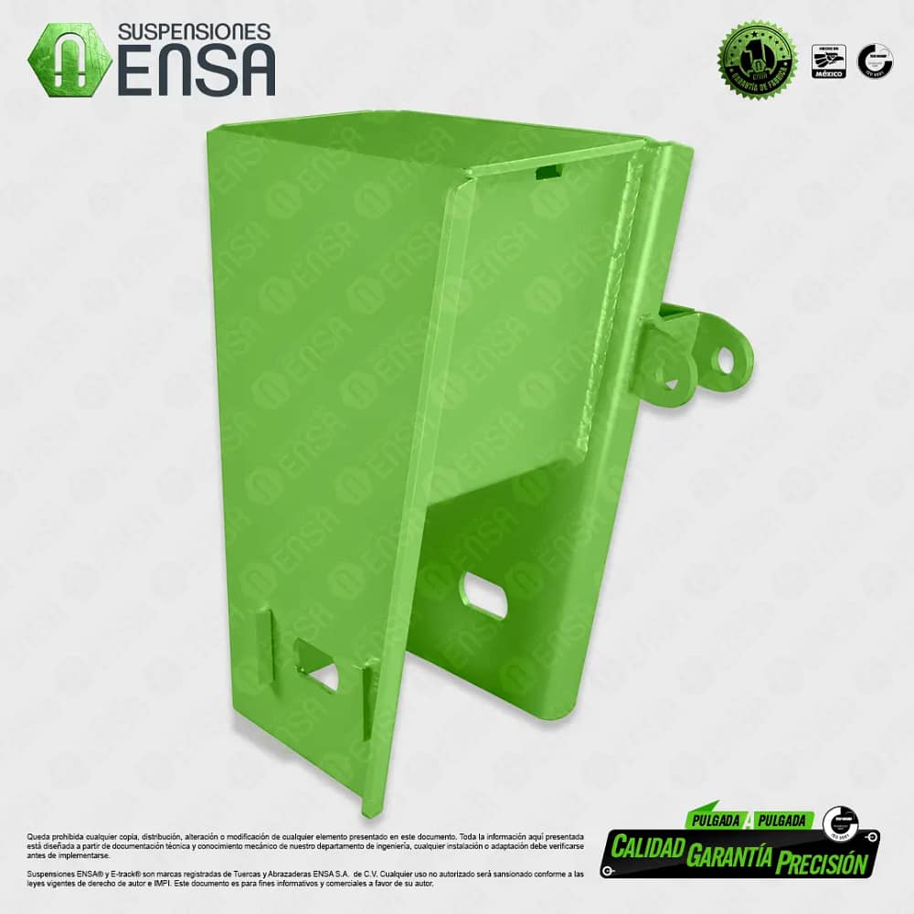 Percha de Suspensión de Aire Q.A. Izquierda A/M 19" PL-1/4
