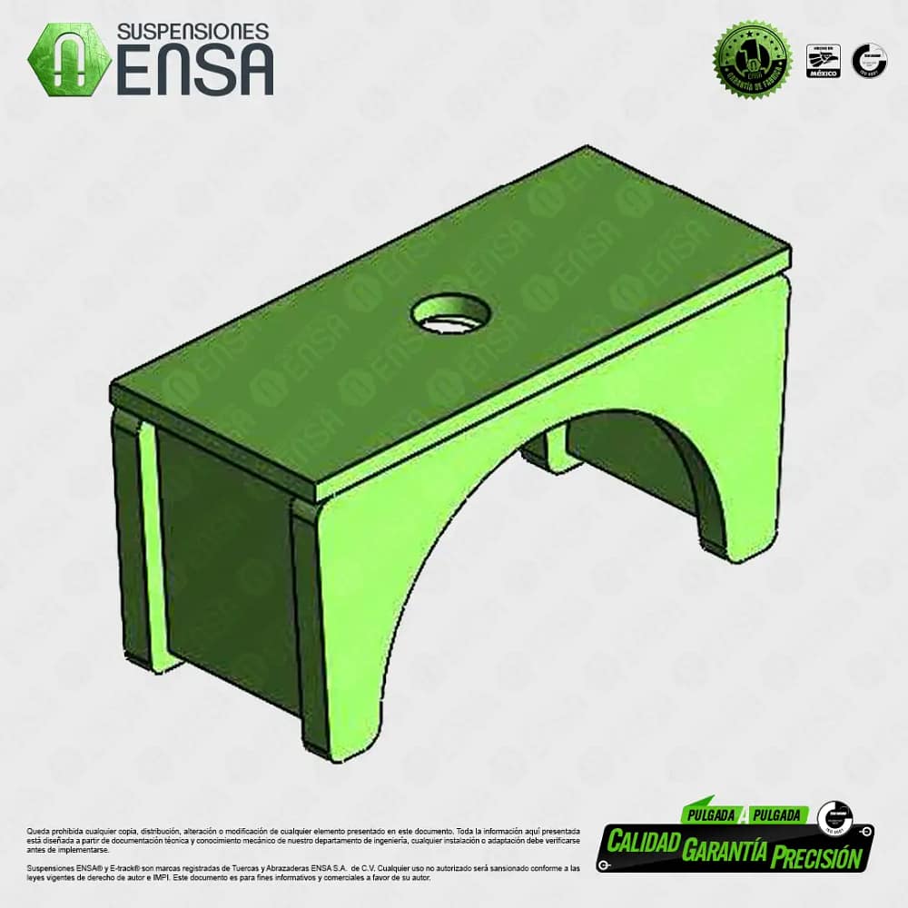 Asiento de Muelle Red Bajo 3/4" Sin Soportes Para Tensor