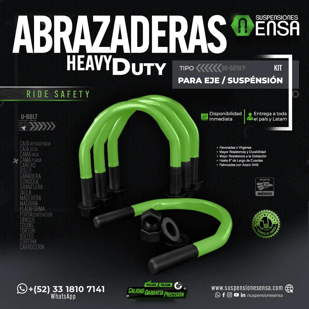 Abrazaderas heavy duty