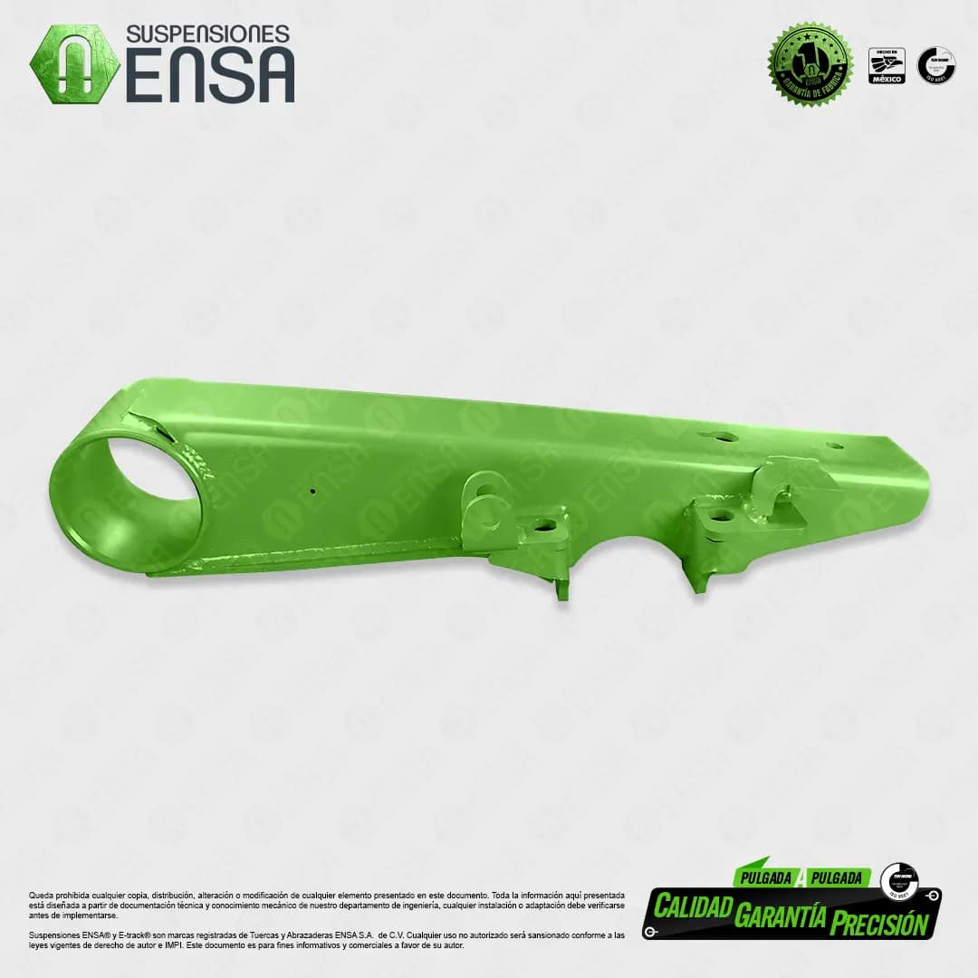 Viga de Suspensión de Aire Derecha T/Hendrickson 19" 1/2" PL-5/16"