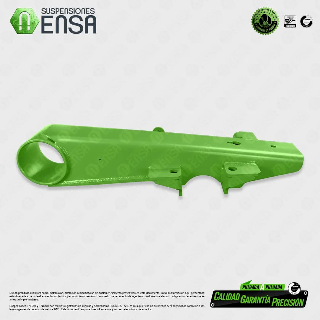 Viga de Suspensión de Aire Izquierda T/Hendrickson 19" 1/2" PL-5/16"
